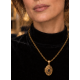 Pre Owned 9ct Rose Locket and Chain ZC55